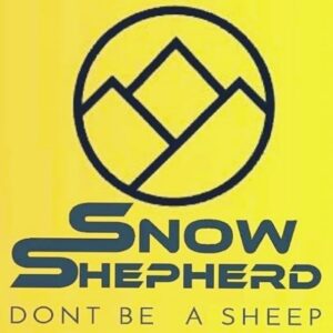 snowshepherd logo yellow